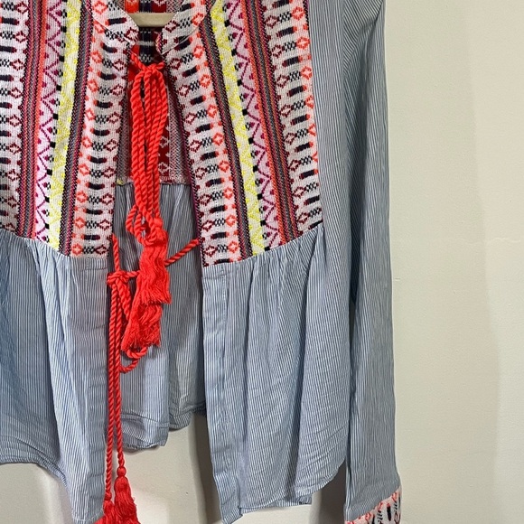 Glamorous Colorful Top Sz 4 - Picture 4 of 9